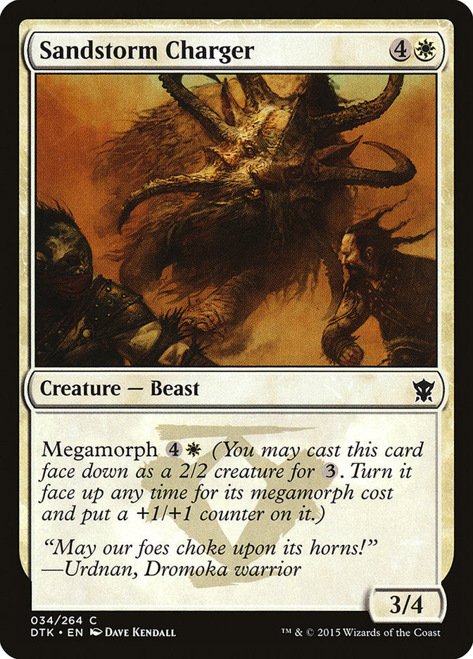Sandstorm Charger [Dragons of Tarkir] Foil