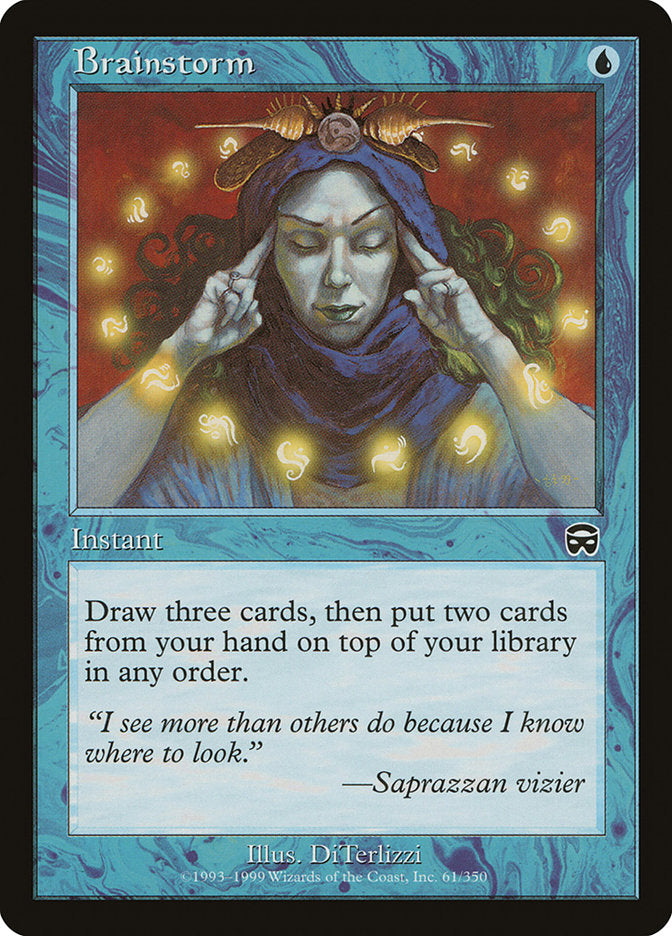 Brainstorm [Mercadian Masques] Foil