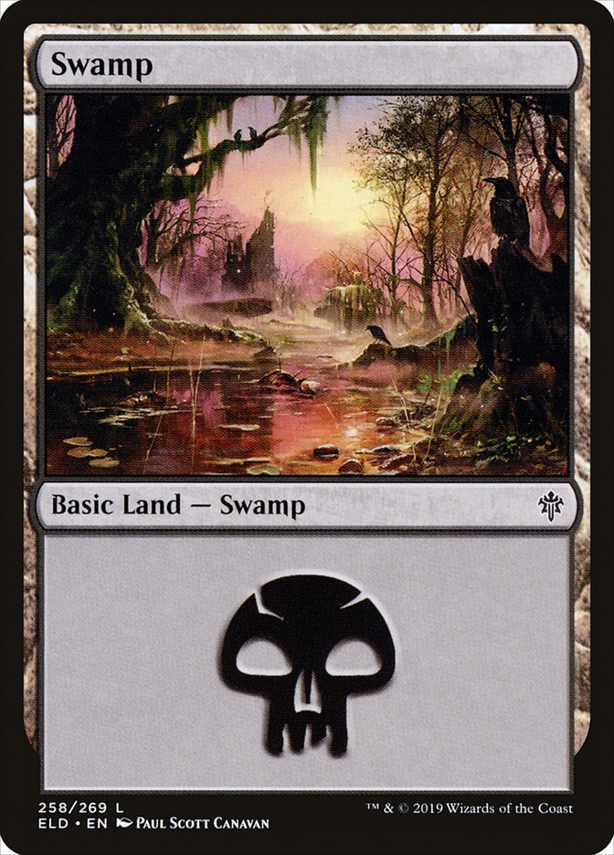 Swamp (258) [Throne of Eldraine] Foil