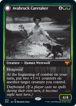 Avabruck Caretaker // Hollowhenge Huntmaster [Innistrad: Double Feature] Foil