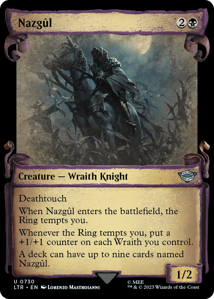 Nazgul (0730) [The Lord of the Rings: Tales of Middle-Earth Showcase Scrolls] Foil