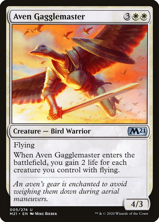 Aven Gagglemaster [Core Set 2021] Foil