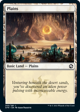 Plains (265) [Dungeons & Dragons: Adventures in the Forgotten Realms] Foil