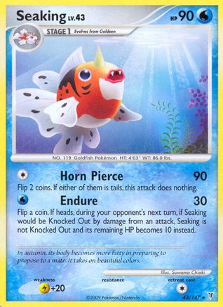 Seaking (43/147) [Platinum: Supreme Victors] Reverse Holofoil