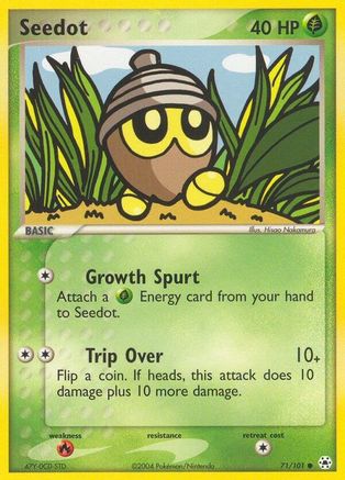 Seedot (71/101) [EX: Hidden Legends] Reverse Holofoil