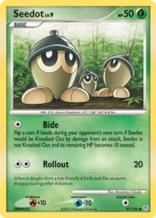 Seedot (97/130) [Diamond & Pearl: Base Set] Reverse Holofoil