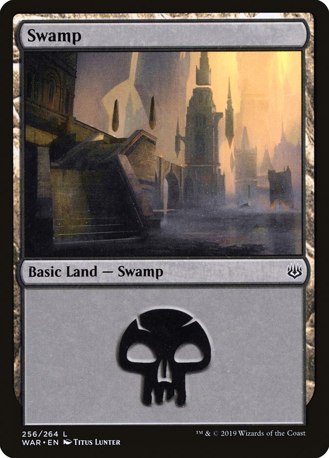Swamp (256) [War of the Spark] Foil