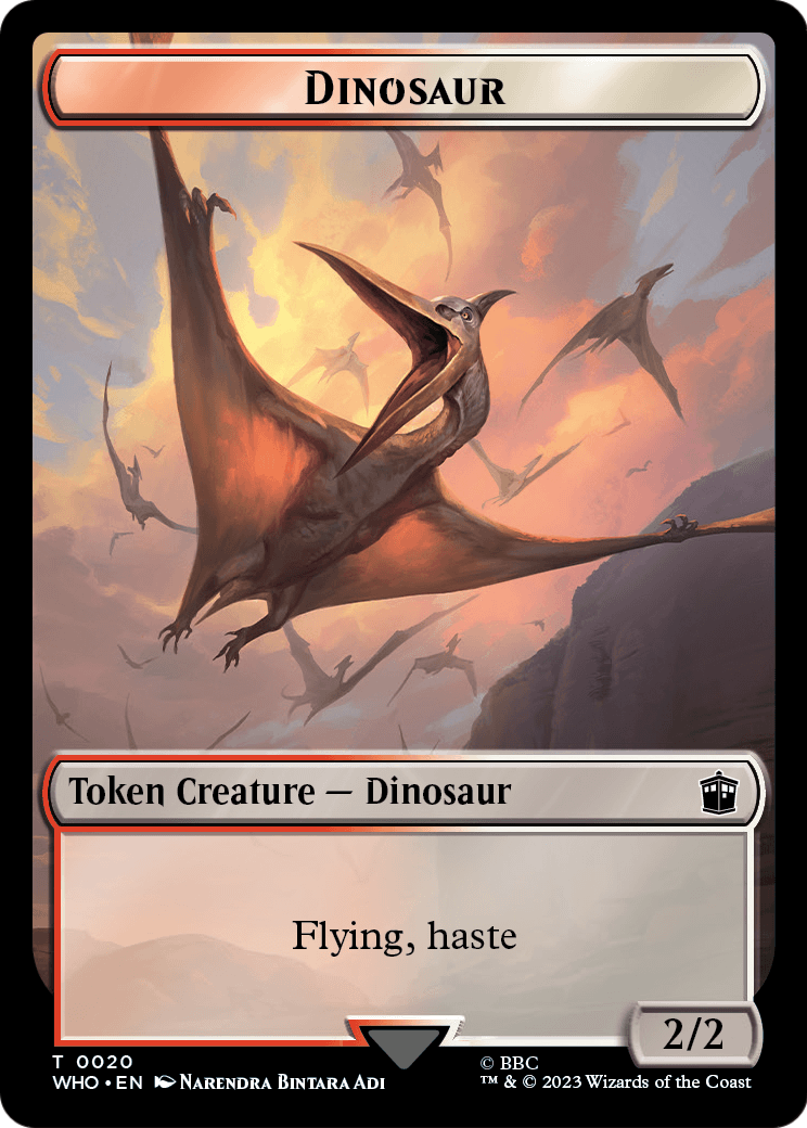 Dinosaur  [Doctor Who Tokens]