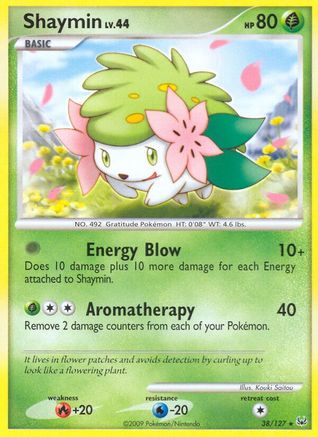 Shaymin (38/127) [Platinum: Base Set] Reverse Holofoil