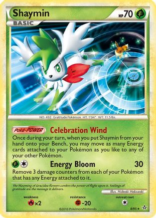 Shaymin (8/95) [HeartGold & SoulSilver: Unleashed] Reverse Holofoil