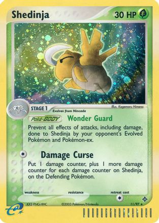 Shedinja (11/97) [EX: Dragon] Reverse Holofoil