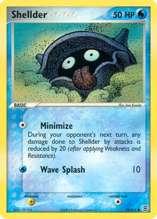 Shellder (79/112) [EX: FireRed & LeafGreen] Reverse Holofoil