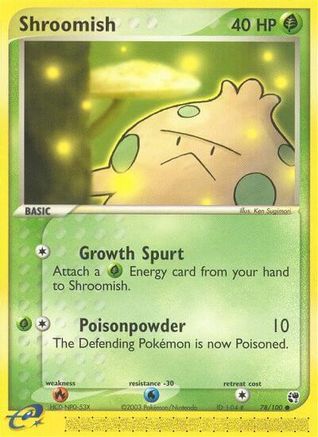 Shroomish (78/100) [EX: Sandstorm] Reverse Holofoil