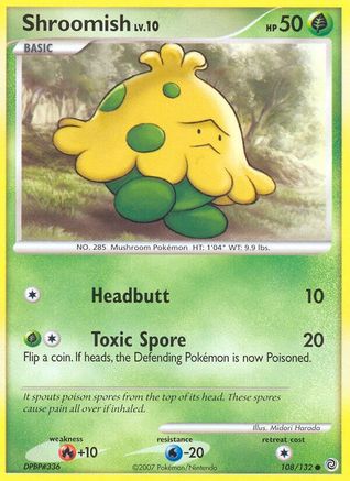 Shroomish (108/132) [Diamond & Pearl: Secret Wonders] Reverse Holofoil