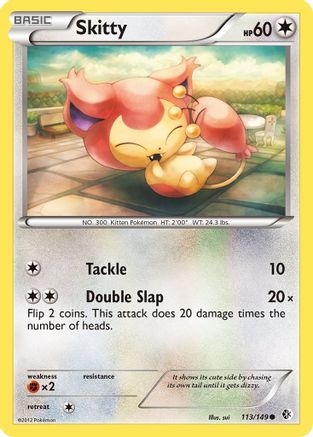 Skitty (113/149) [Black & White: Boundaries Crossed] Reverse Holofoil