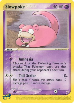 Slowpoke (45/95) [EX: Team Magma vs Team Aqua] Reverse Holofoil