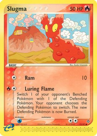 Slugma (72/97) [EX: Dragon] Reverse Holofoil