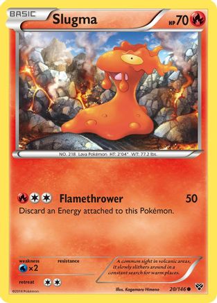 Slugma (20/146) [XY: Base Set] Reverse Holofoil
