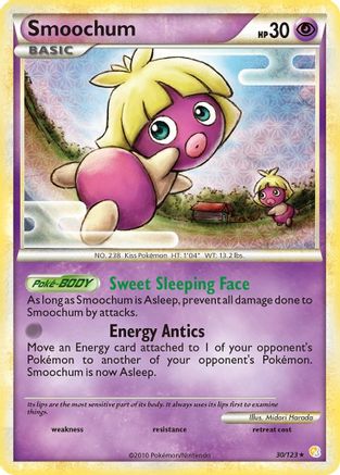 Smoochum (30/123) [HeartGold & SoulSilver: Base Set] Reverse Holofoil