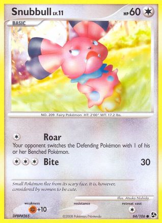 Snubbull (84/106) [Diamond & Pearl: Great Encounters] Reverse Holofoil