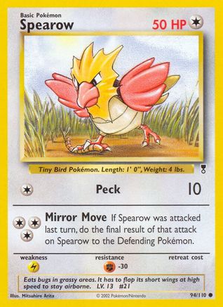 Spearow (94/110) [Legendary Collection] Reverse Holofoil