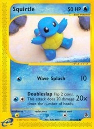 Squirtle (131/165) [Expedition: Base Set] Reverse Holofoil
