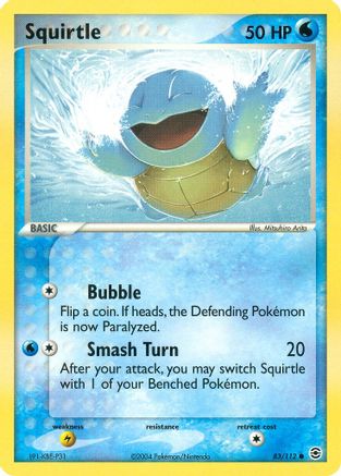 Squirtle (83/112) [EX: FireRed & LeafGreen] Reverse Holofoil