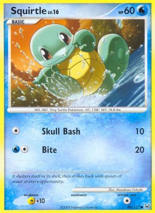 Squirtle (96/127) [Platinum: Base Set] Reverse Holofoil