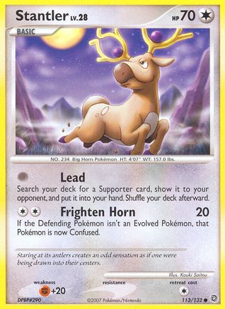 Stantler (113/132) [Diamond & Pearl: Secret Wonders] Reverse Holofoil