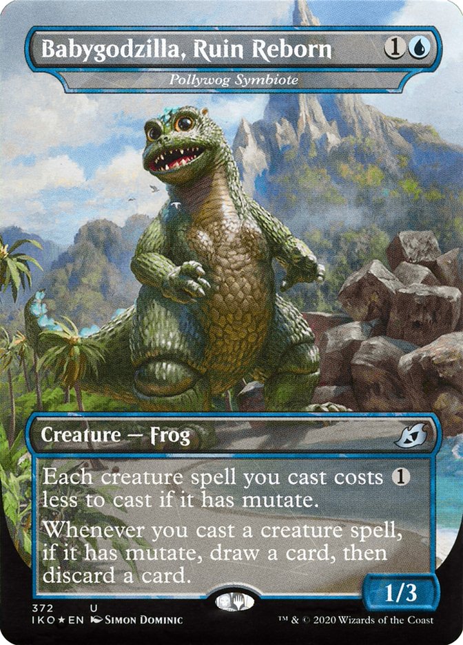 Pollywog Symbiote - Babygodzilla, Ruin Reborn (Godzilla Series) [Ikoria: Lair of Behemoths] Foil