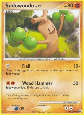 Sudowoodo (48/100) [Diamond & Pearl: Majestic Dawn] Reverse Holofoil