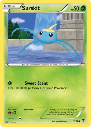 Surskit (1/101) [Black & White: Plasma Blast] Reverse Holofoil