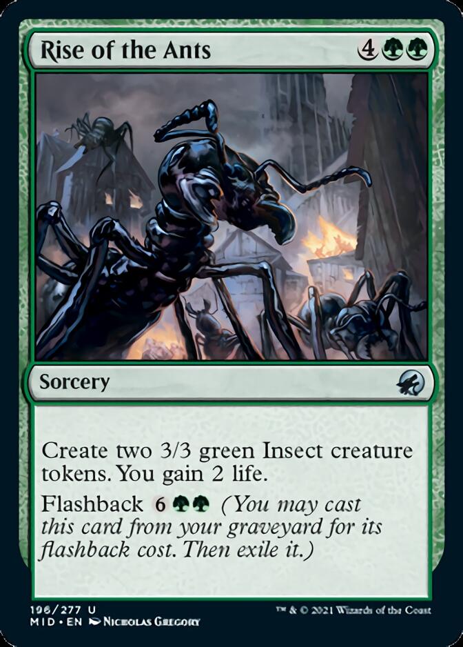 Rise of the Ants [Innistrad: Midnight Hunt] Foil