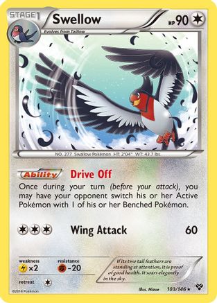 Swellow (103/146) [XY: Base Set] Reverse Holofoil