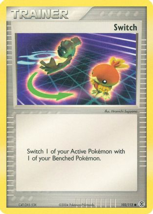 Switch (102/112) [EX: FireRed & LeafGreen] Reverse Holofoil