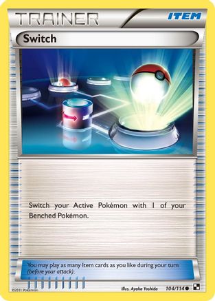 Switch (104/114) [Black & White: Base Set] Reverse Holofoil