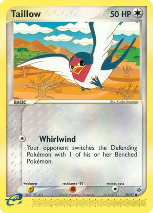 Taillow (76/97) [EX: Dragon] Reverse Holofoil
