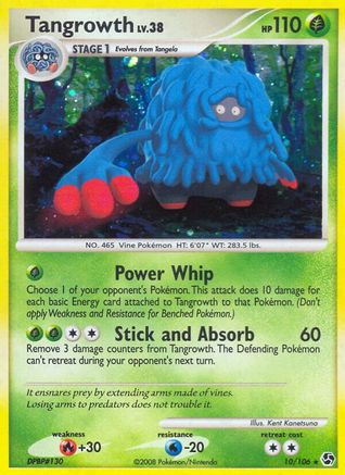 Tangrowth (10/106) [Diamond & Pearl: Great Encounters] Reverse Holofoil