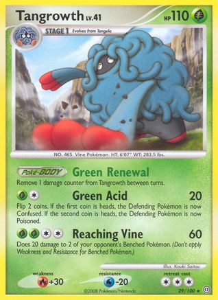 Tangrowth (29/100) [Diamond & Pearl: Stormfront] Reverse Holofoil