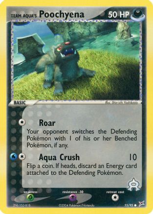 Team Aqua's Poochyena (55/95) [EX: Team Magma vs Team Aqua] Reverse Holofoil