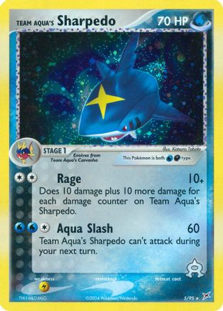 Team Aqua's Sharpedo (5/95) [EX: Team Magma vs Team Aqua] Reverse Holofoil