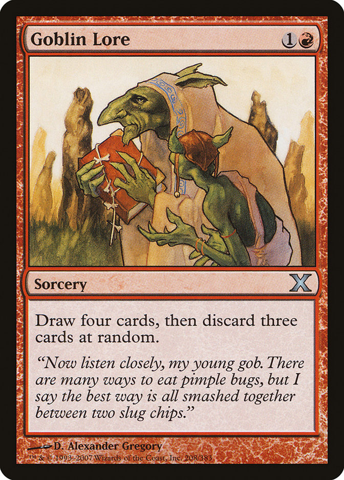 Goblin Lore [Tenth Edition] Foil