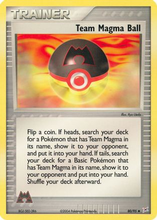 Team Magma Ball (80/95) [EX: Team Magma vs Team Aqua] Reverse Holofoil