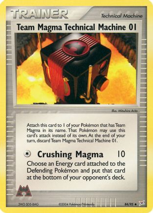 Team Magma Technical Machine 01 (84/95) [EX: Team Magma vs Team Aqua] Reverse Holofoil