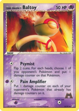 Team Magma's Baltoy (32/95) [EX: Team Magma vs Team Aqua] Reverse Holofoil