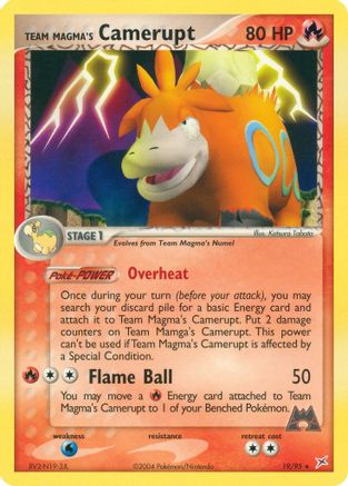 Team Magma's Camerupt (19/95) [EX: Team Magma vs Team Aqua] Reverse Holofoil