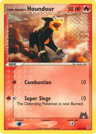 Team Magma's Houndour (62/95) [EX: Team Magma vs Team Aqua] Reverse Holofoil