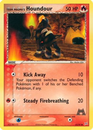 Team Magma's Houndour (63/95) [EX: Team Magma vs Team Aqua] Reverse Holofoil