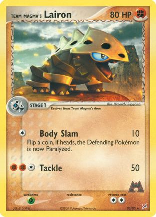 Team Magma's Lairon (20/95) [EX: Team Magma vs Team Aqua] Reverse Holofoil