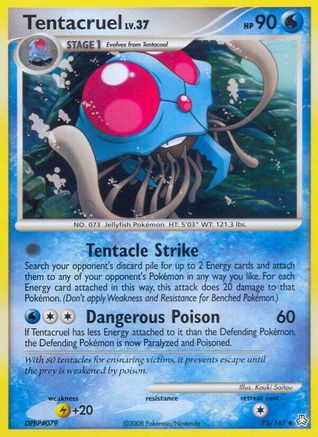 Tentacruel (75/146) [Diamond & Pearl: Legends Awakened] Reverse Holofoil